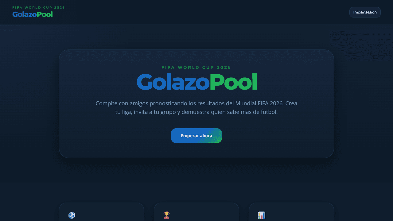 Captura de GolazoPool